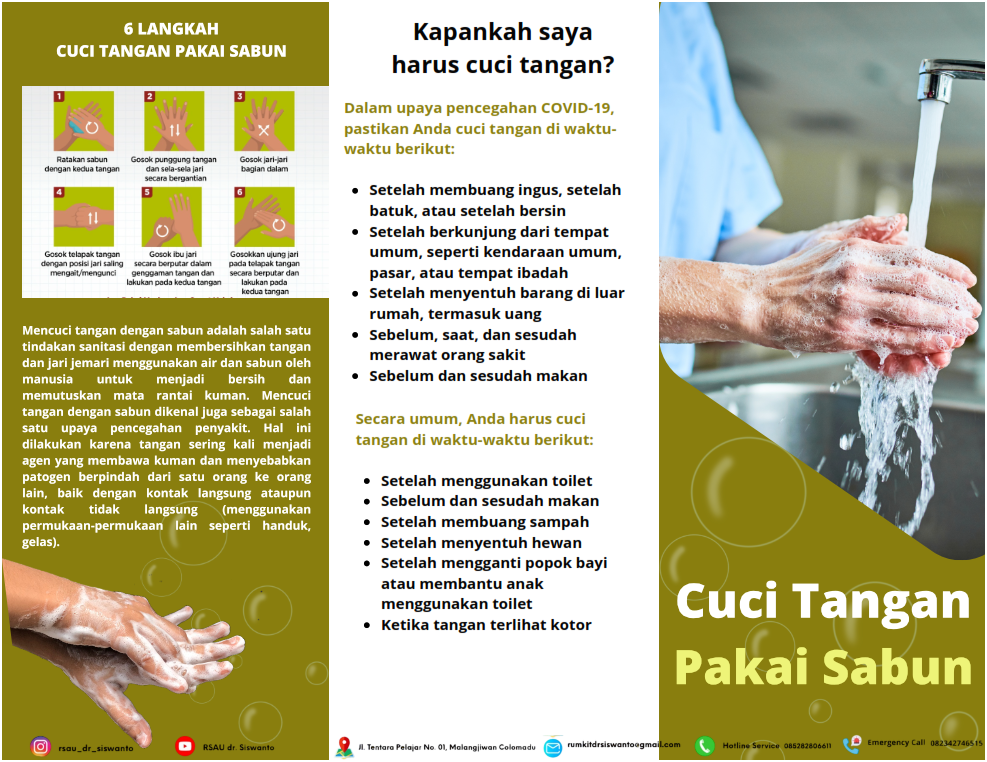 6 Langkah Cuci Tangan